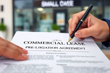 Signing commercial lease agreement legal protection business success